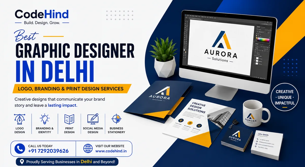 Best Graphic Designer in Delhi – Logo, Branding & Print Design Services