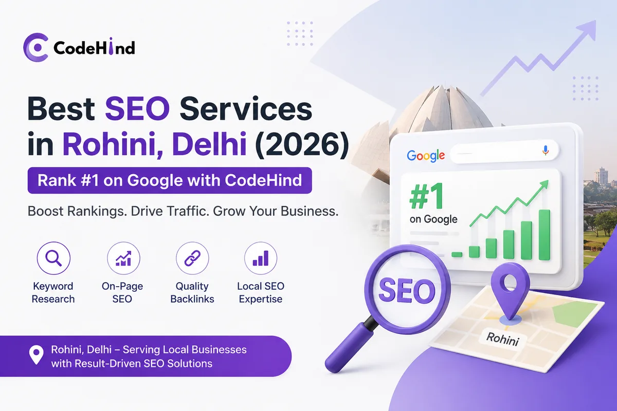 Best SEO Services in Rohini, Delhi | #1 SEO Company – CodeHind