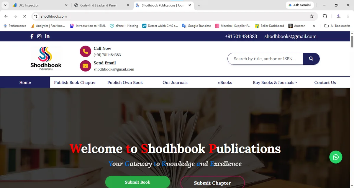 Shodhbook Publications – Academic Book & Journal Publishing Platform